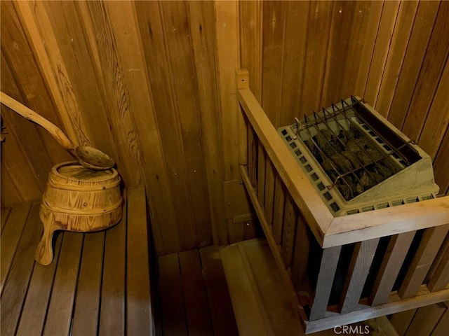 view of sauna / steam room