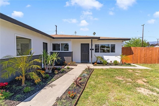 19436 Chaparral St, Rialto, CA 92376 - view of front of home with stucco siding