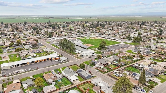 drone / aerial view featuring a residential view