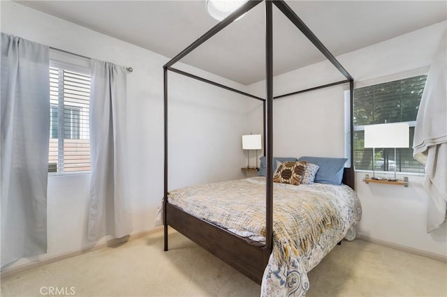 bedroom featuring carpet floors