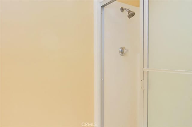 full bathroom featuring a shower with shower door