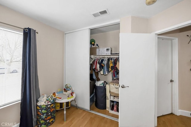 closet with visible vents