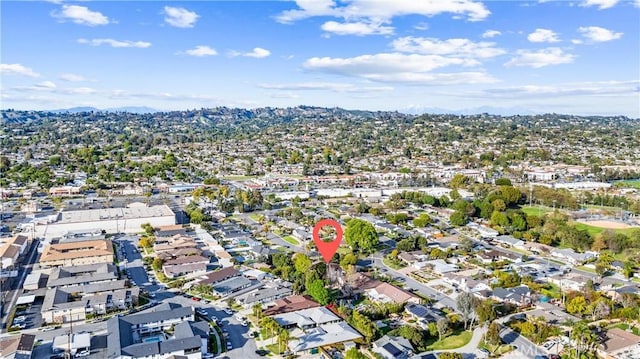 birds eye view of property featuring a residential view