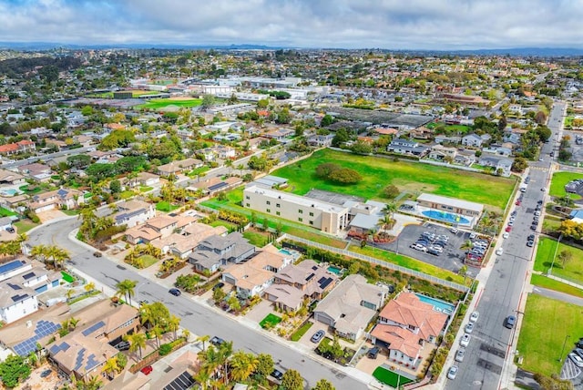 bird's eye view featuring a residential view