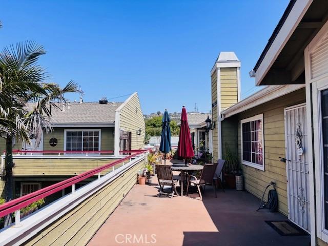 view of patio with outdoor dining space