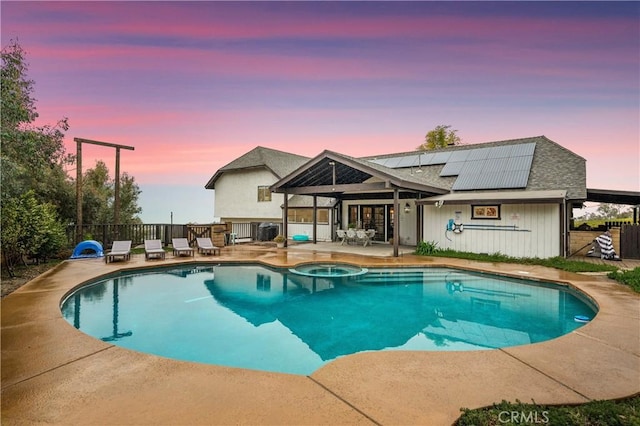 38680 Mesa Rd, Temecula, CA 92592 - view of pool with a patio and a pool with connected hot tub