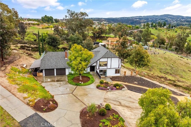 38680 Mesa Rd, Temecula, CA 92592 - view from above of property with a mountainous background