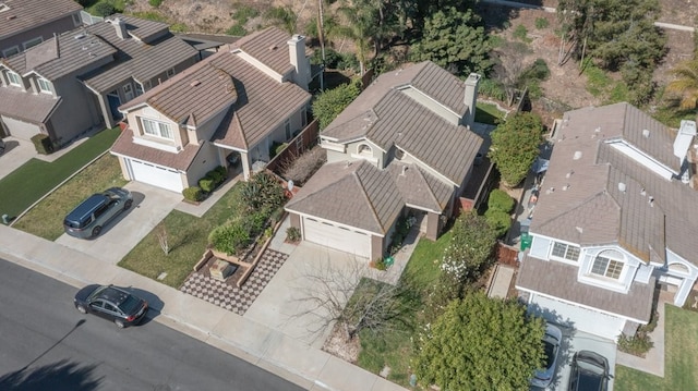 drone / aerial view featuring a residential view