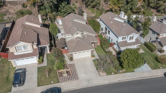 drone / aerial view featuring a residential view