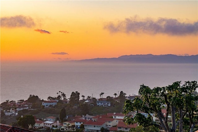 water view with a residential view