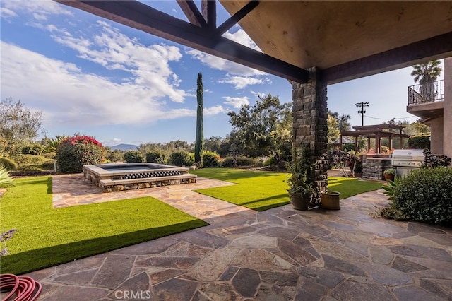 3221 Integrity Way, Fallbrook, CA 92028 - view of patio / terrace featuring a hot tub