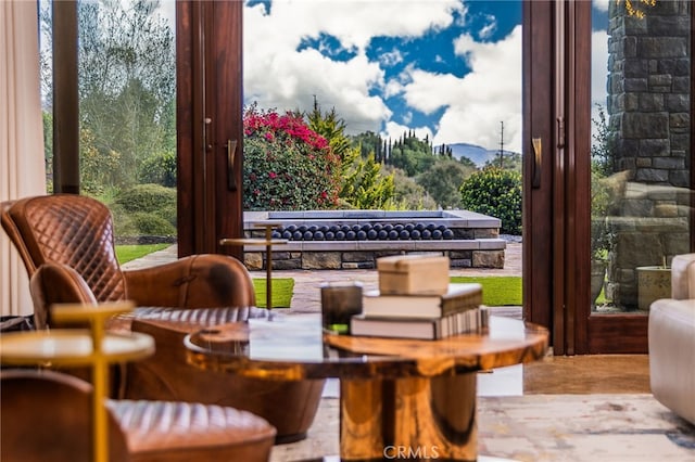 3221 Integrity Way, Fallbrook, CA 92028 - living area with a mountain view