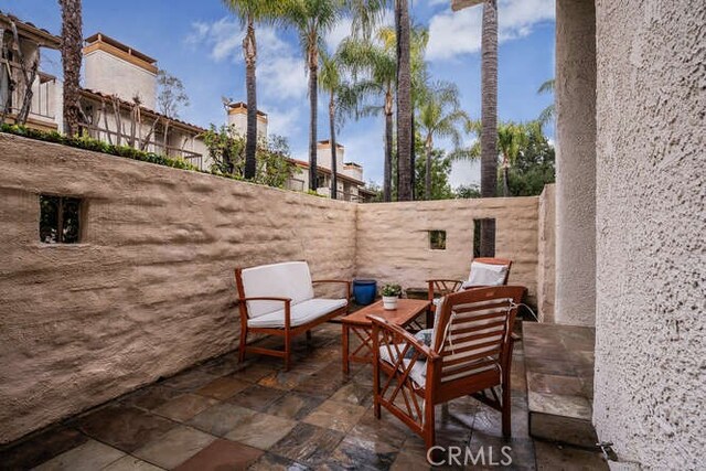 view of patio / terrace featuring a fenced backyard