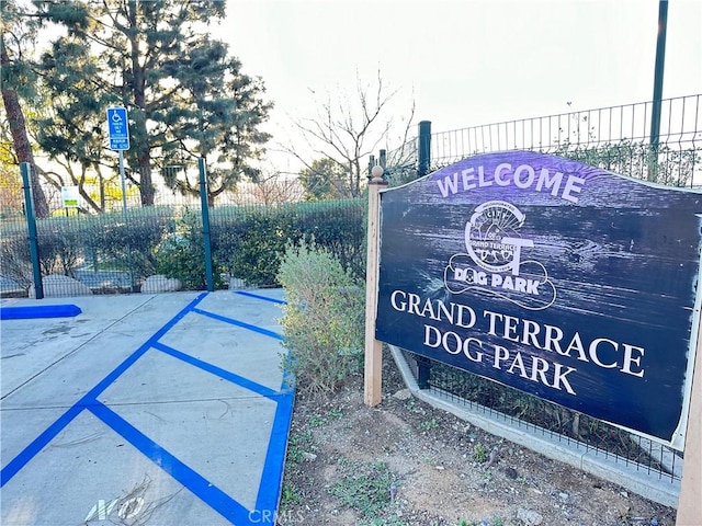 surrounding community featuring fence