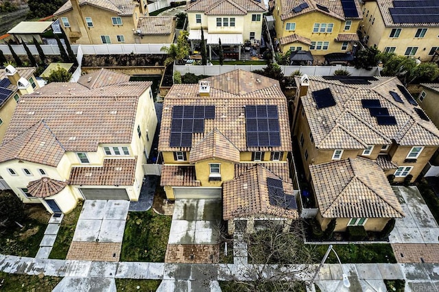 drone / aerial view featuring a residential view