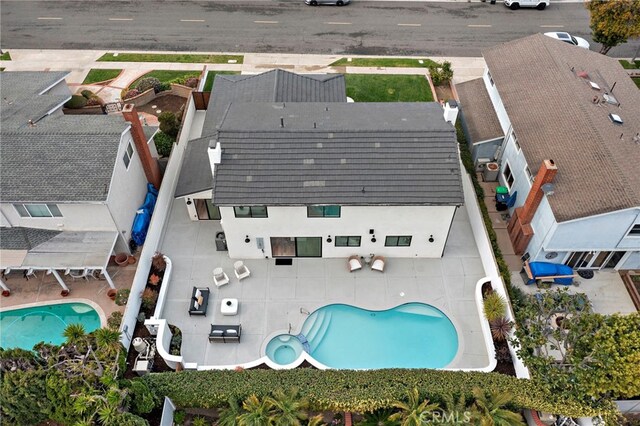 bird's eye view