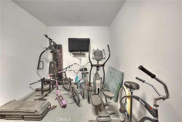 view of exercise room