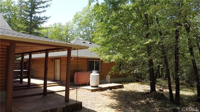 exterior space featuring a patio