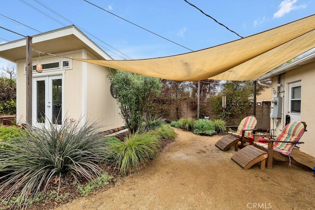 view of patio / terrace with french doors