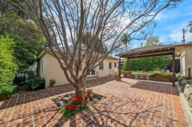 view of patio