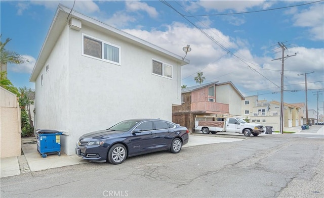 exterior space with a residential view