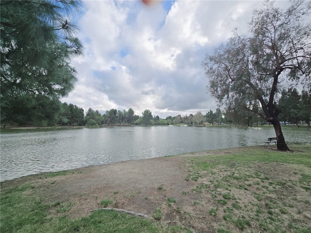 view of water feature