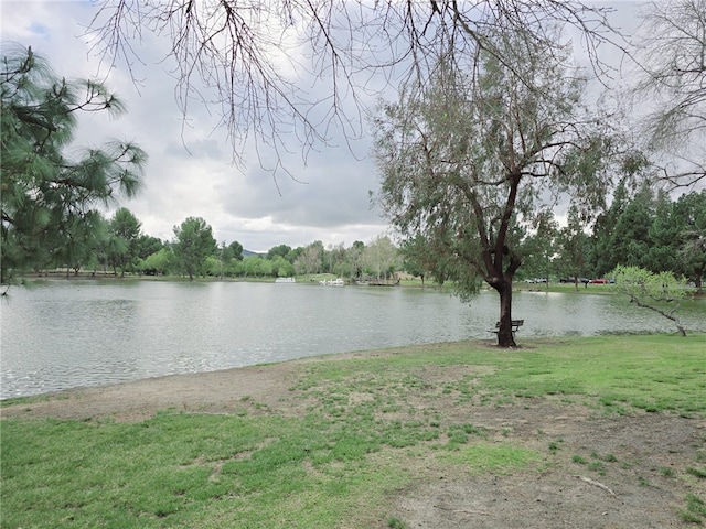 view of water feature