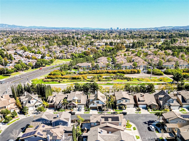 drone / aerial view featuring a residential view