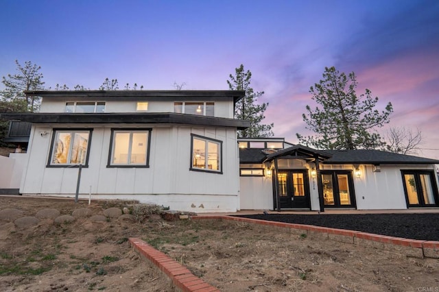 1326 Farmer Rd, Julian, CA 92036 - back of house with french doors
