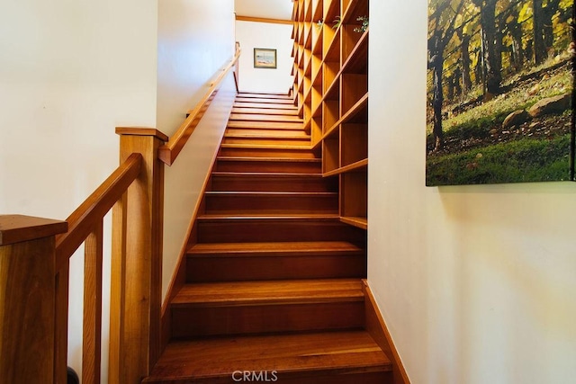 view of staircase