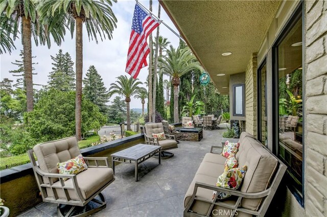 1471 Rosehill, Redlands, CA 92373 - view of patio / terrace with an outdoor living space