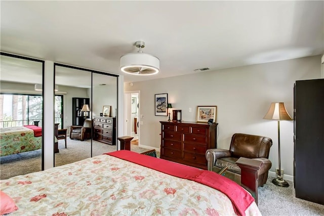 1471 Rosehill, Redlands, CA 92373 - bedroom featuring carpet floors, multiple closets, and baseboards