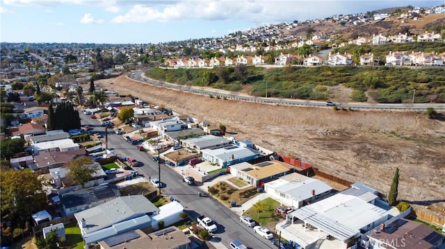 aerial view featuring a residential view