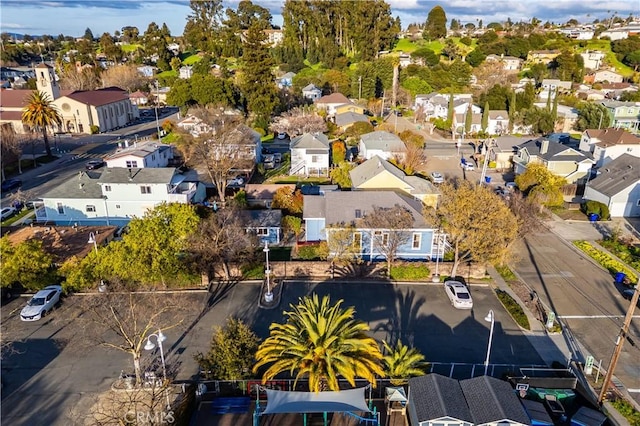 bird's eye view featuring a residential view