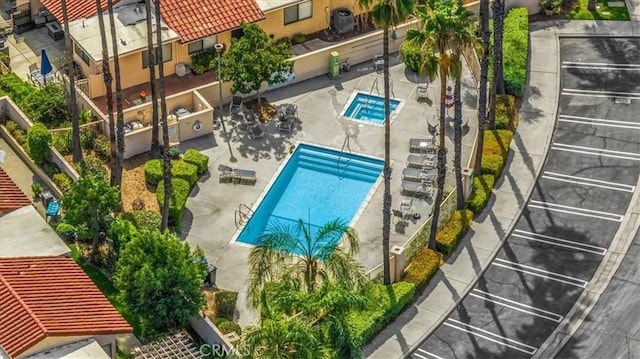 view of pool
