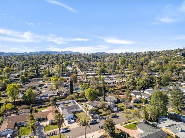 bird's eye view featuring a residential view