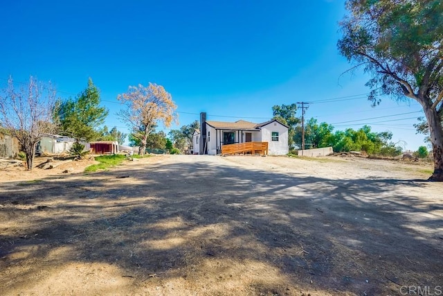 view of front of property