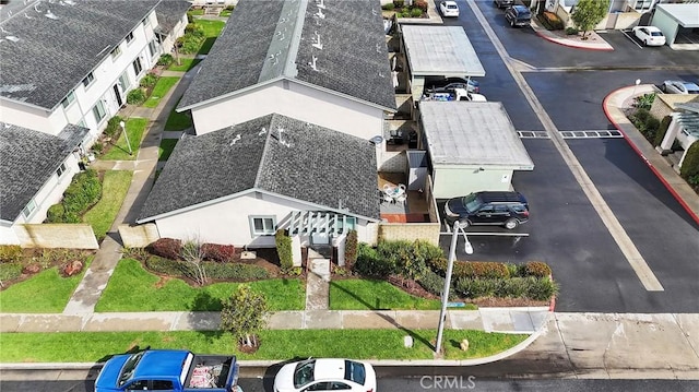 drone / aerial view featuring a residential view