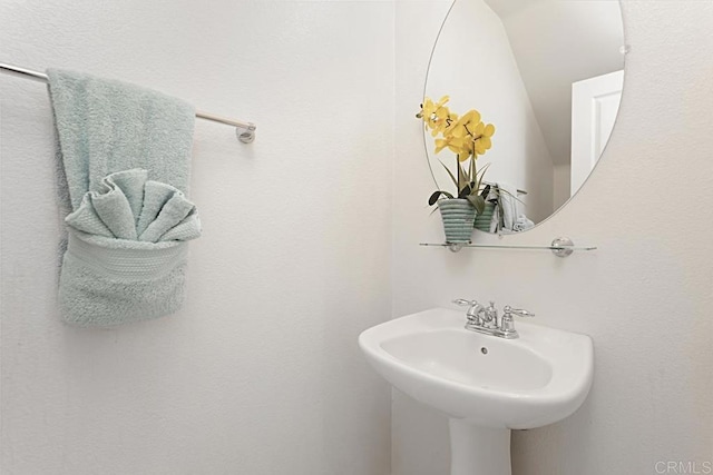 bathroom with a sink