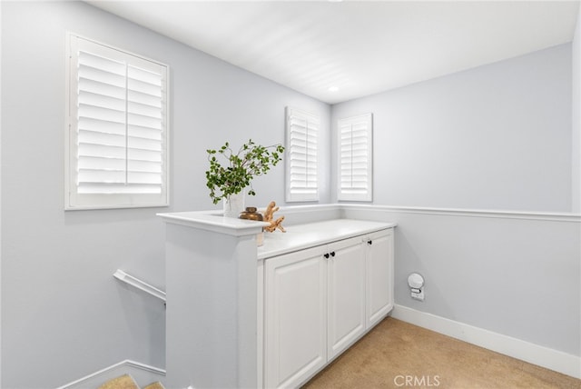 bathroom with baseboards