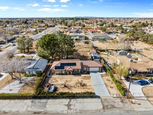 drone / aerial view featuring a residential view