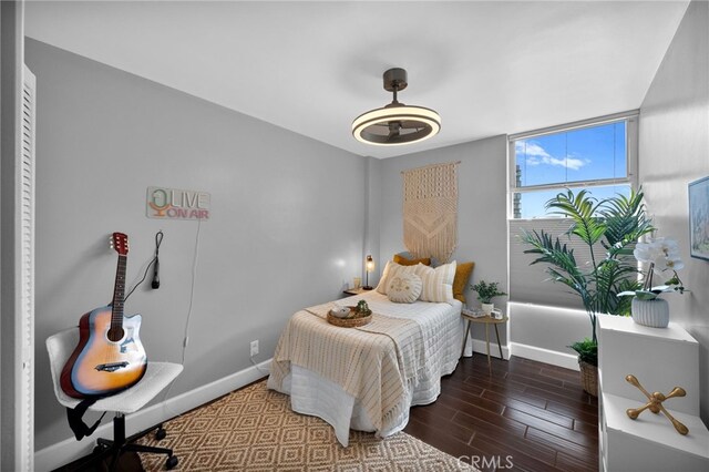 100 Atlantic Ave Unit 205, Long Beach, CA 90802 - bedroom featuring baseboards and wood finished floors