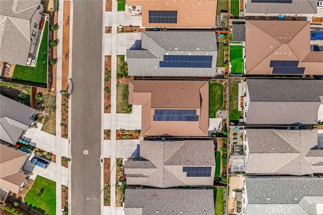 bird's eye view featuring a residential view