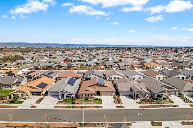 drone / aerial view featuring a residential view