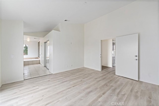 unfurnished room featuring wood finished floors