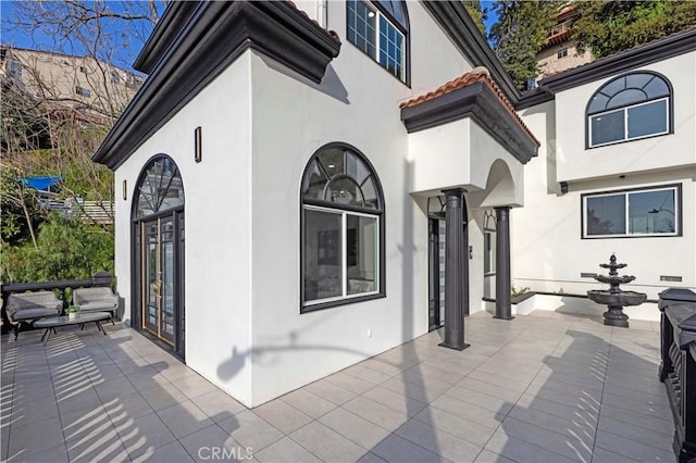 view of patio / terrace with french doors