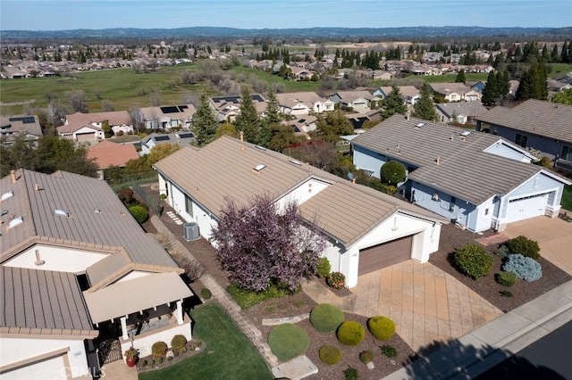 drone / aerial view featuring a residential view