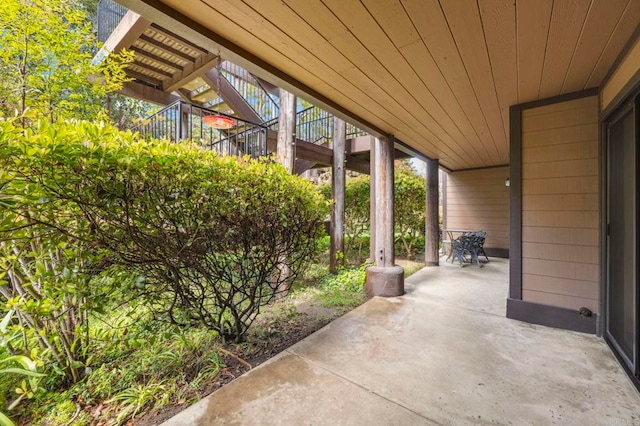 4015 Canario St Unit D, Carlsbad, CA 92008 - view of patio with stairway