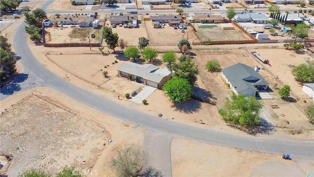 drone / aerial view featuring a residential view