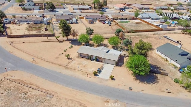 drone / aerial view featuring a residential view
